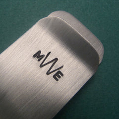 Custom Hand Stamped Monogrammed Money Clip
