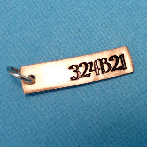 Orphan Black Inspired - 324B21 - A Hand Stamped Pendant