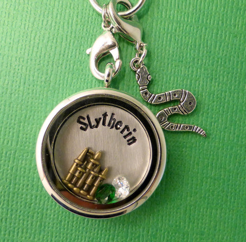 Harry Potter Inspired - Sytherin - A Floating Locket / Memory Locket / Living Locket